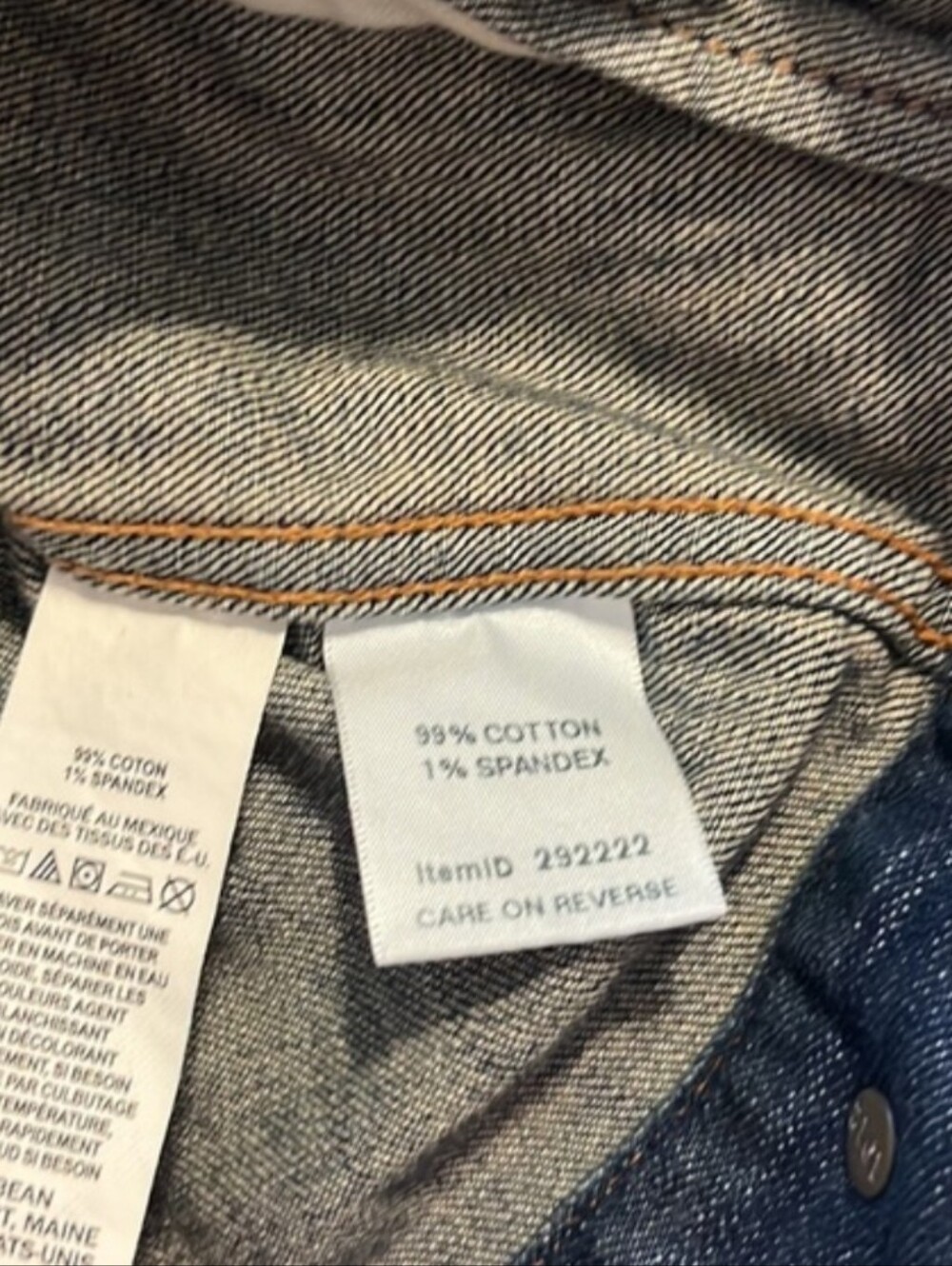 L.L. Bean Women's Dark Blue Denim Jacket - Picture 4 of 4